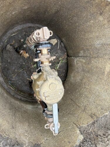 meter pit repair after